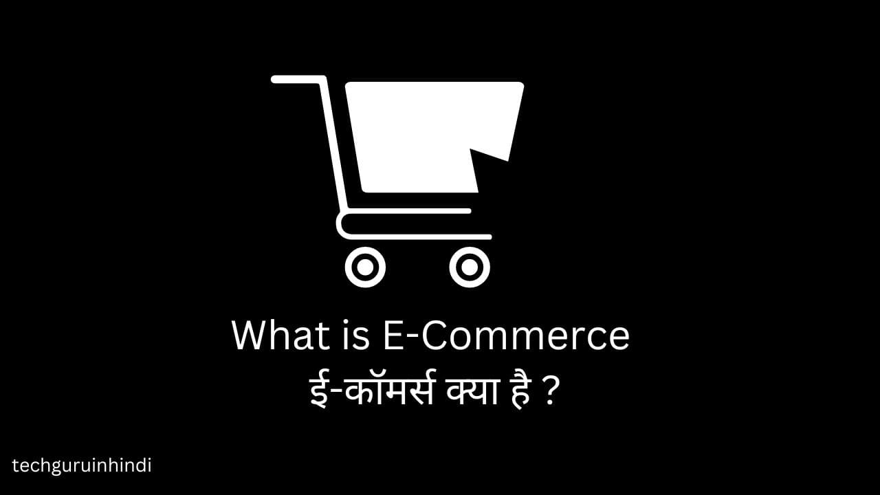 What is E-Commerce in Hindi -ई-कॉमर्स क्या है ?